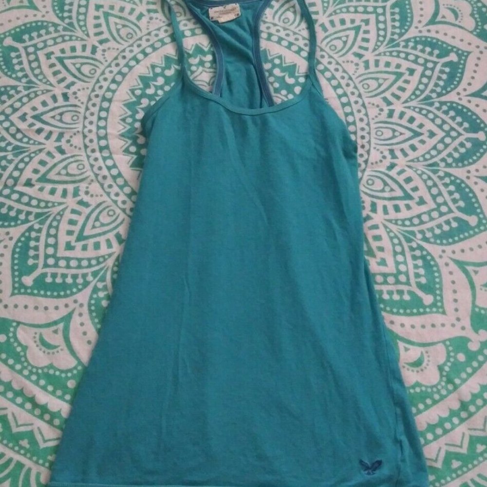 American Eagle Blue Tank Top